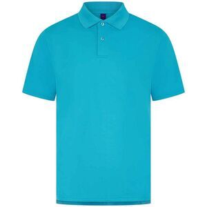Henbury Mens Pique Polo Shirt / Turquoise